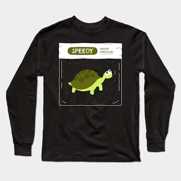 Sppedy Long Sleeve T-Shirt by Funky Turtle